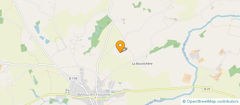 localisation de l'entreprise MONSIEUR GUSTAVE HARDY à LA COULONCHE