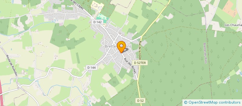 localisation de l'entreprise MONSIEUR GUSTAVE HAUVIEUX  BRETTE-LES-PINS