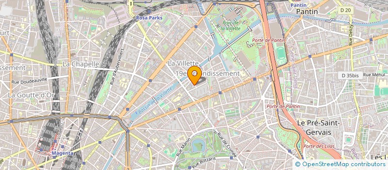 localisation de l'entreprise MONSIEUR GUSTAVE KOUAKOU  PARIS