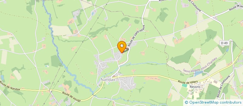 localisation de l'entreprise MONSIEUR GUSTAVE LAMAH  NANDAX