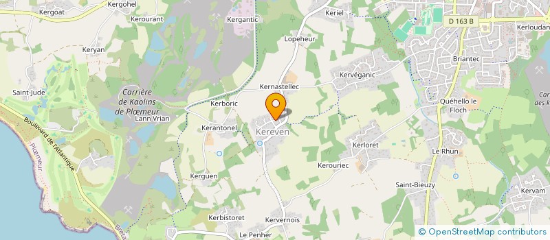 localisation de l'entreprise MONSIEUR GUSTAVE LE FLOCH  PLOEMEUR