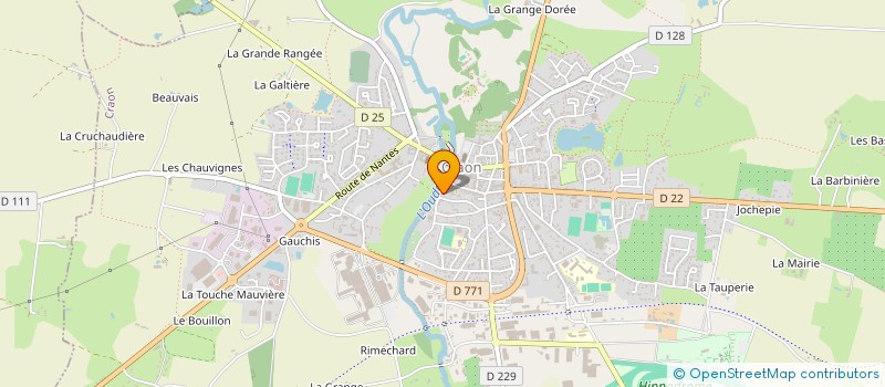 localisation de l'entreprise MONSIEUR GUSTAVE LECLERC  CRAON