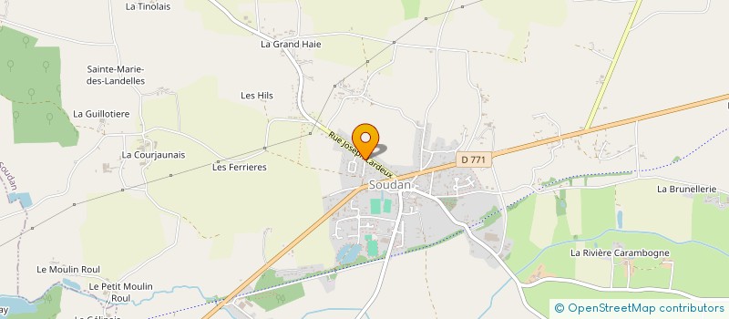 localisation de l'entreprise MONSIEUR GUSTAVE LEGRAIS à SOUDAN