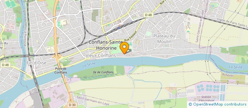 localisation de l'entreprise MONSIEUR GUSTAVE LESAGE à CONFLANS-SAINTE-HONORINE