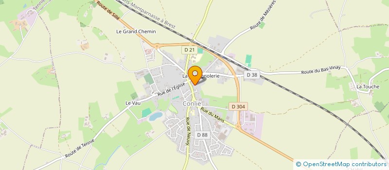 localisation de l'entreprise MONSIEUR GUSTAVE LESEVE  CONLIE