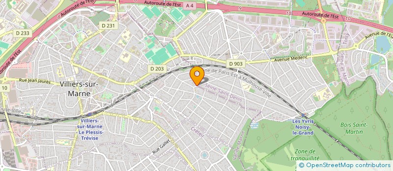 localisation de l'entreprise MONSIEUR GUSTAVE LEVITTE  VILLIERS-SUR-MARNE