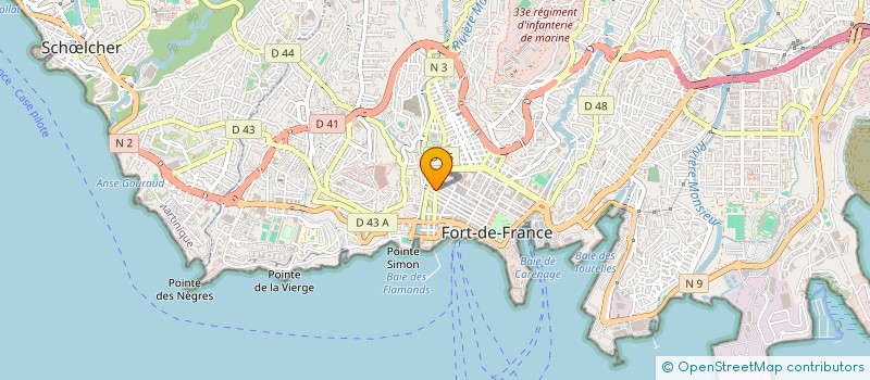 localisation de l'entreprise MONSIEUR GUSTAVE MANSOUR à FORT-DE-FRANCE