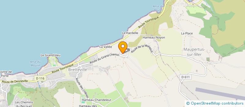 localisation de l'entreprise MONSIEUR GUSTAVE MARION à BRETTEVILLE