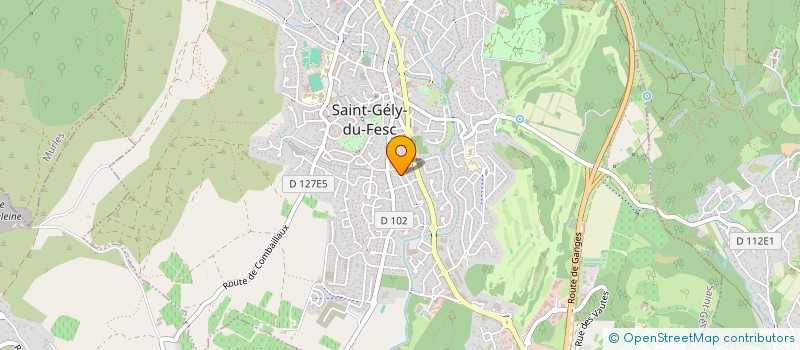 localisation de l'entreprise MONSIEUR GUSTAVE MERCAT  SAINT-GELY-DU-FESC