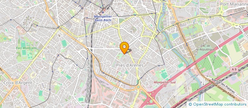 localisation de l'entreprise MONSIEUR GUSTAVE NNANGA à MONTPELLIER