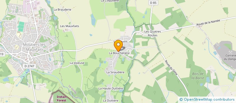 localisation de l'entreprise MONSIEUR GUSTAVE PAJOT  LE GIVRE