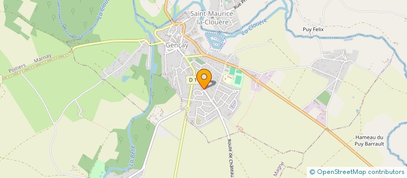 localisation de l'entreprise MONSIEUR GUSTAVE PAPUCHON  GENCAY