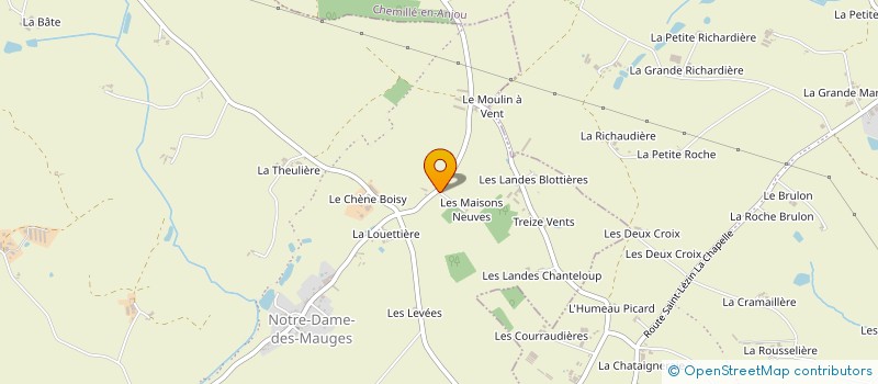 localisation de l'entreprise MONSIEUR GUSTAVE PINEAU à BEAUPREAU-EN-MAUGES