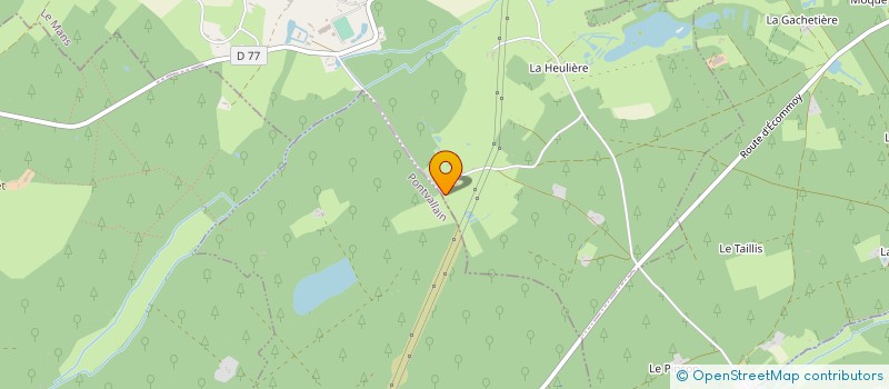 localisation de l'entreprise MONSIEUR GUSTAVE POIRIER  SAINT MARS D'OUTILLE