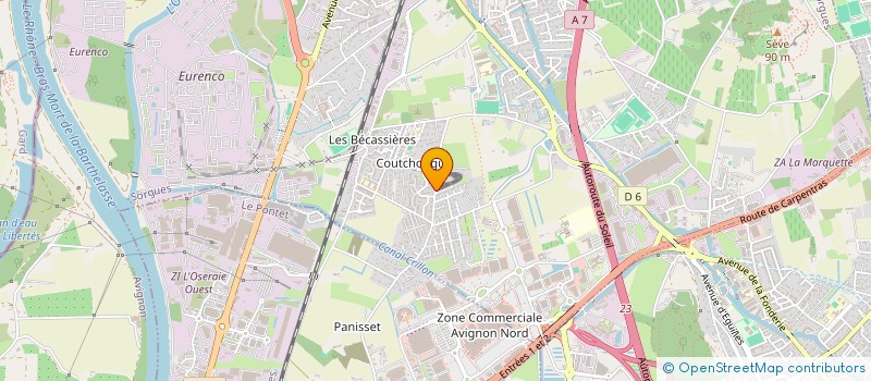 localisation de l'entreprise MONSIEUR GUSTAVE VIGNE à SORGUES