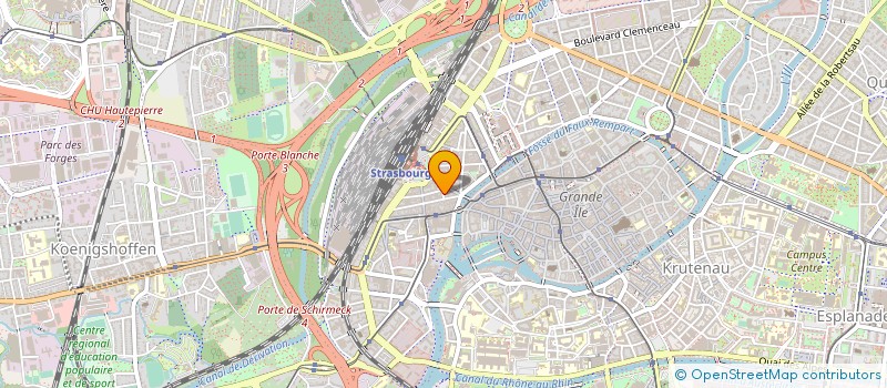 localisation de l'entreprise MONSIEUR GUSTAVE WANTZ à STRASBOURG