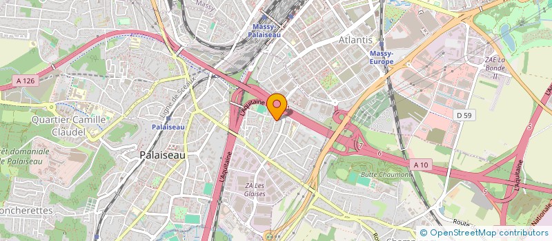 localisation de l'entreprise MONSIEUR GUSTAVO CARDOSO ZOTIN  PALAISEAU