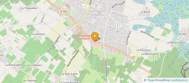 localisation de l'entreprise MONSIEUR GUSTAVO DAS NEVES SIMOES  SAINT-PIERRE-D'OLERON