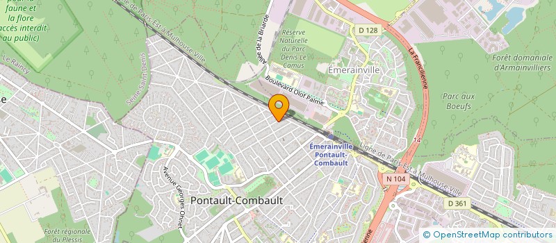 localisation de l'entreprise MONSIEUR GUSTAVO FREITAS  PONTAULT-COMBAULT
