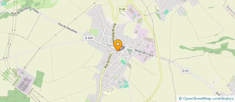 localisation de l'entreprise MONSIEUR GUSTAVO LEFEBVRE  NEUILLY-EN-THELLE