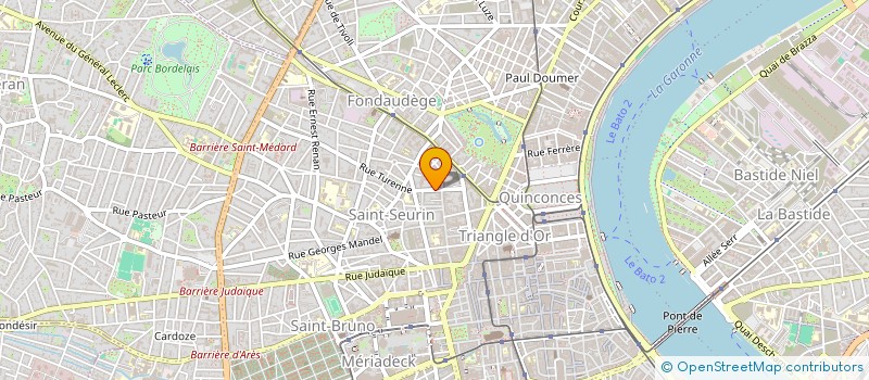 localisation de l'entreprise MONSIEUR GUSTAVO QUINTANILLA RUIZ  BORDEAUX