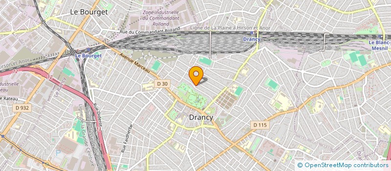localisation de l'entreprise MONSIEUR GUSTAVO RIBEIRO TRELHA à DRANCY