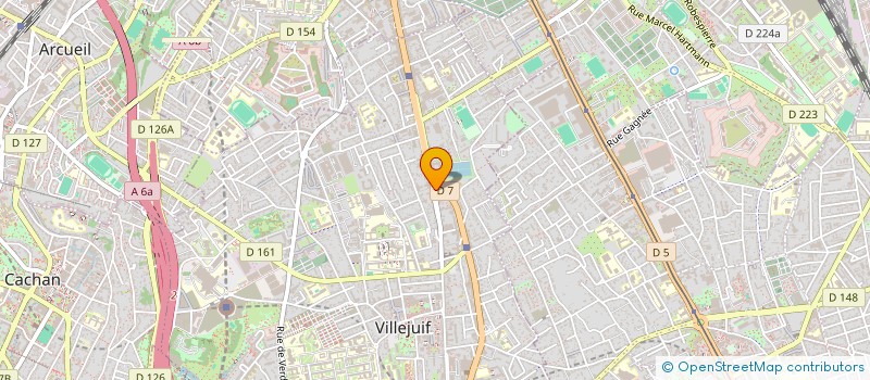 localisation de l'entreprise MONSIEUR GUSTTAVO LIMA  VILLEJUIF