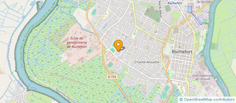 localisation de l'entreprise MONSIEUR GUTO GUTO ROZEMBERG  ROCHEFORT