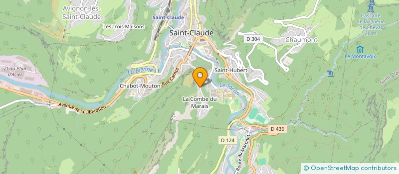 localisation de l'entreprise MONSIEUR GUVEN BILIR  SAINT-CLAUDE