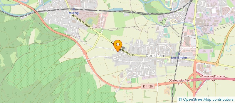 localisation de l'entreprise MONSIEUR GUVEN TURABIK  DORLISHEIM