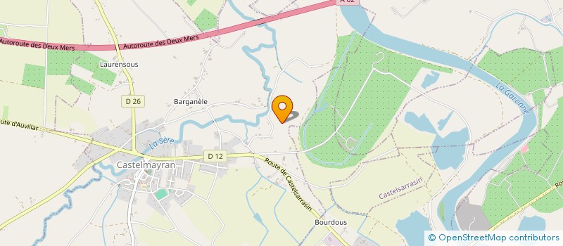 localisation de l'entreprise MONSIEUR GUY ABBONDIO  CASTELMAYRAN