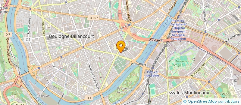 localisation de l'entreprise MONSIEUR GUY ABOUDARAM à BOULOGNE-BILLANCOURT