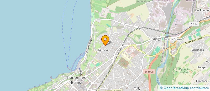 localisation de l'entreprise MONSIEUR GUY ADOBATI à THONON-LES-BAINS