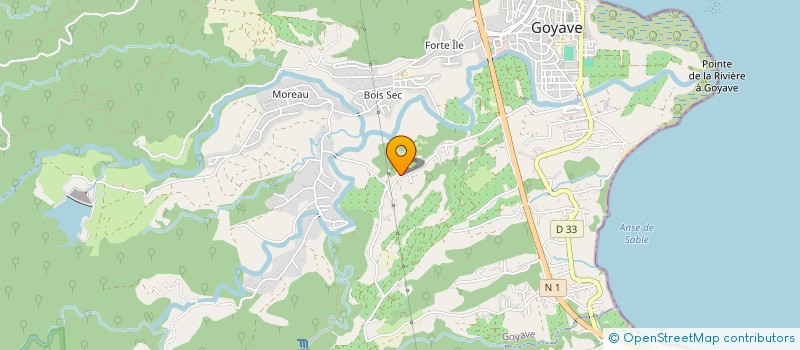 localisation de l'entreprise MONSIEUR GUY ADOLPHE  GOYAVE