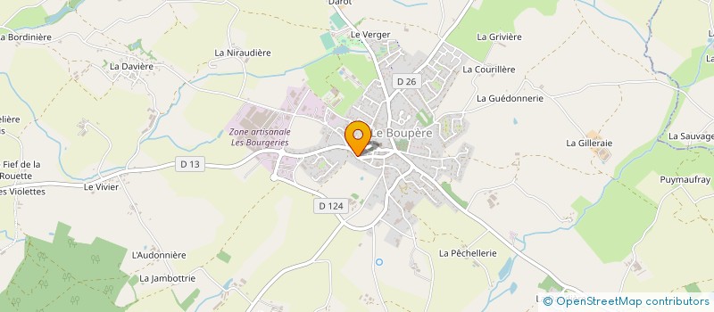 localisation de l'entreprise MONSIEUR GUY AGENEAU à LE BOUPERE