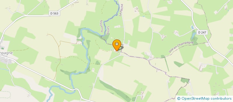 localisation de l'entreprise MONSIEUR GUY AGIN  COSSE-EN-CHAMPAGNE