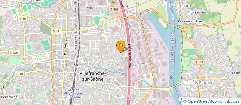 localisation de l'entreprise MONSIEUR GUY-ALAIN ESSONE  VILLEFRANCHE-SUR-SAONE