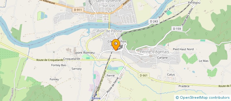 localisation de l'entreprise MONSIEUR GUY ALAZARD  CAUZAC