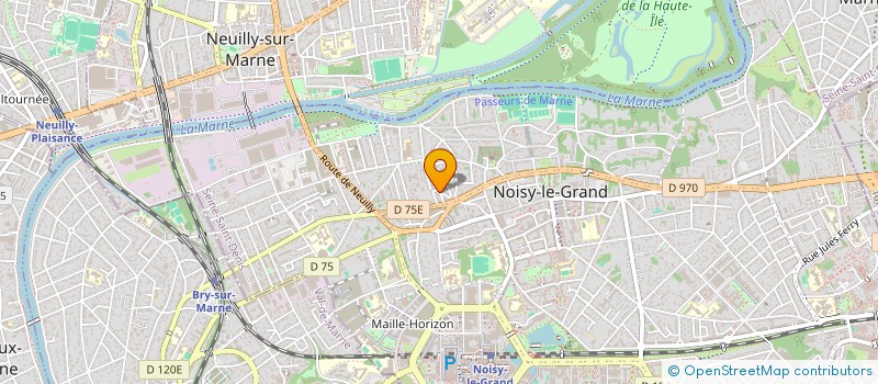 localisation de l'entreprise MONSIEUR GUY ALLAN DJEUGA à NOISY-LE-GRAND