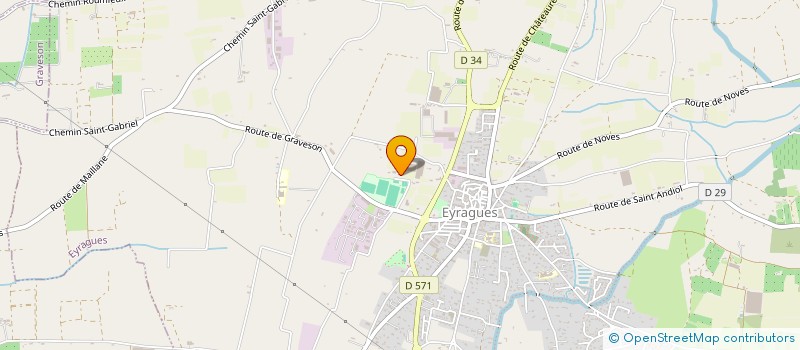 localisation de l'entreprise MONSIEUR GUY ALLIGIER  EYRAGUES