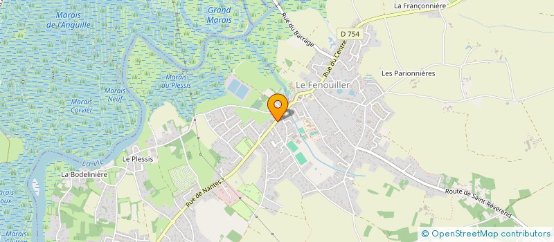 localisation de l'entreprise MONSIEUR GUY AMELINEAU  LE FENOUILLER