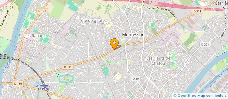 localisation de l'entreprise MONSIEUR GUY AMI  MONTESSON