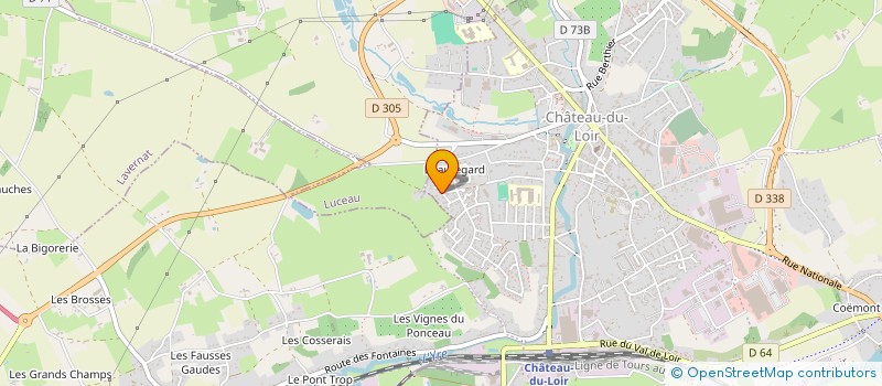 localisation de l'entreprise MONSIEUR GUY AMY à MONTVAL-SUR-LOIR