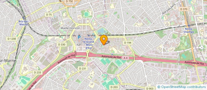 localisation de l'entreprise MONSIEUR GUY ANCELLE  NOISY-LE-GRAND