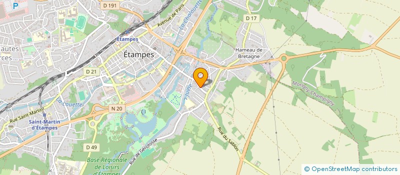 localisation de l'entreprise MONSIEUR GUY ANDRE PAULIN CIRET  ETAMPES