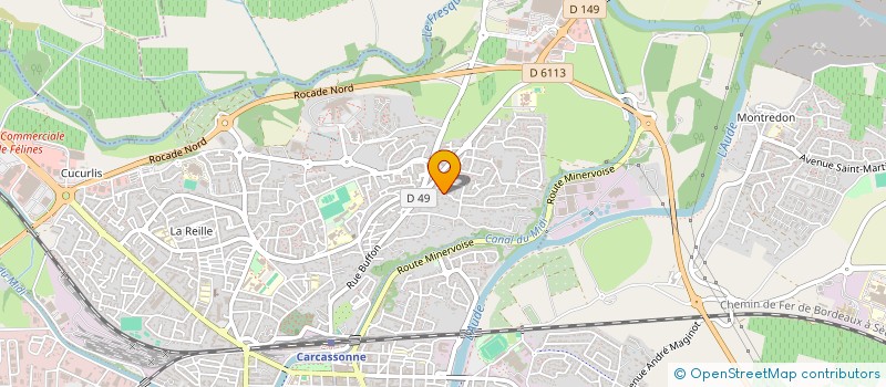 localisation de l'entreprise MONSIEUR GUY ANDUZE  CARCASSONNE