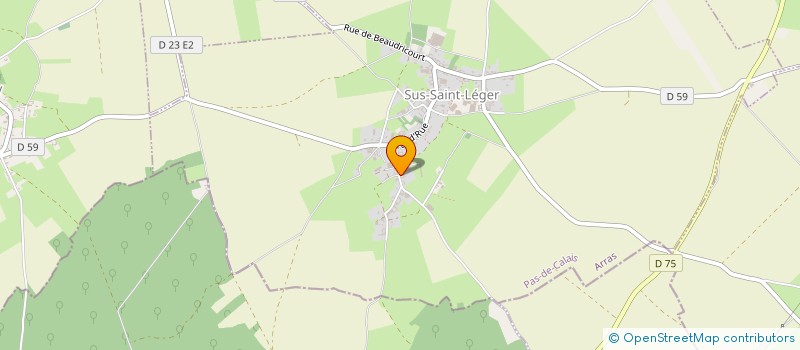 localisation de l'entreprise MONSIEUR GUY ANTOINE  SUS-SAINT-LEGER