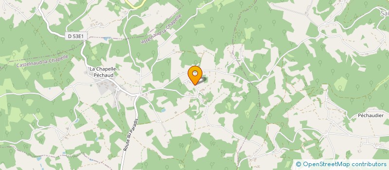 localisation de l'entreprise MONSIEUR GUY ARENE  CASTELNAUD-LA-CHAPELLE