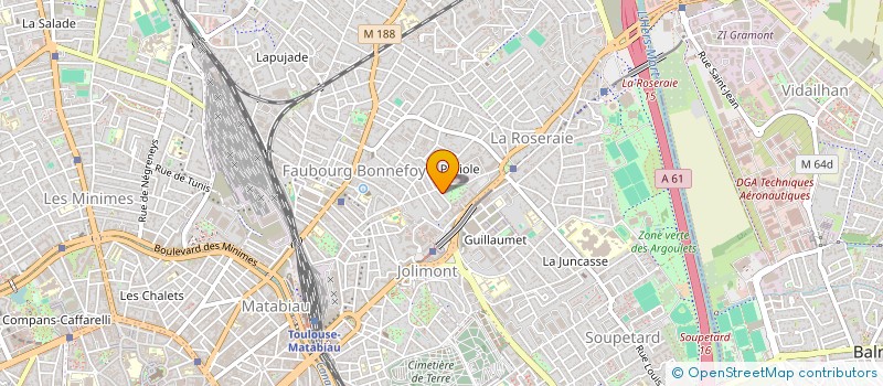 localisation de l'entreprise MONSIEUR GUY-ARISTIDE MANGOFO à TOULOUSE