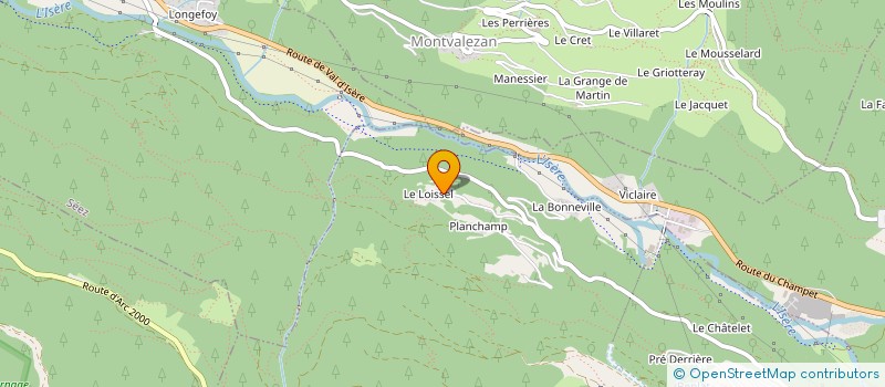 localisation de l'entreprise MONSIEUR GUY ARNAUD à VILLAROGER